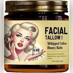 Whipped Tallow Honey Balm for All Skin Types